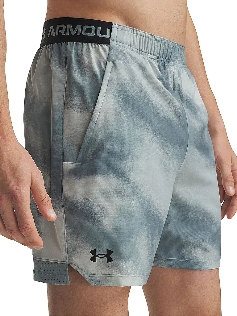 UNDER ARMOUR | Herren Fitnessshort UA Vanish Woven 6in Prnts STS | petrol