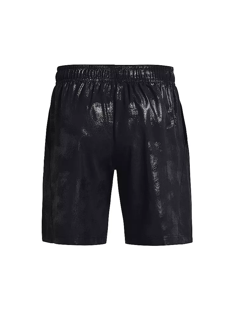 UNDER ARMOUR | Herren Fitnessshorts UA Woven Emboss | schwarz