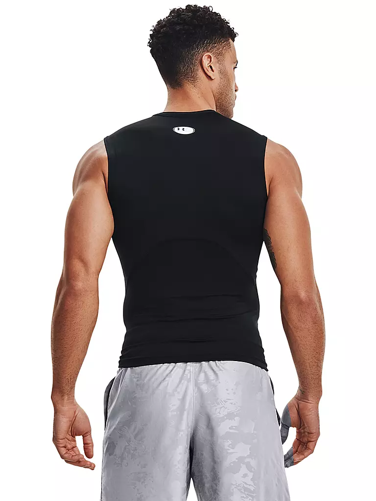 UNDER ARMOUR | Herren Fitnesstank HeatGear® Armour | schwarz