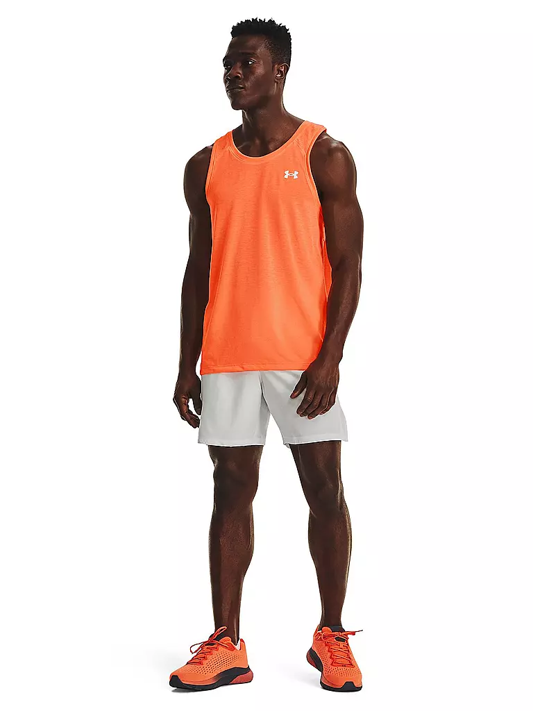 UNDER ARMOUR | Herren Fitnesstank UA Streaker Run Singlet | orange