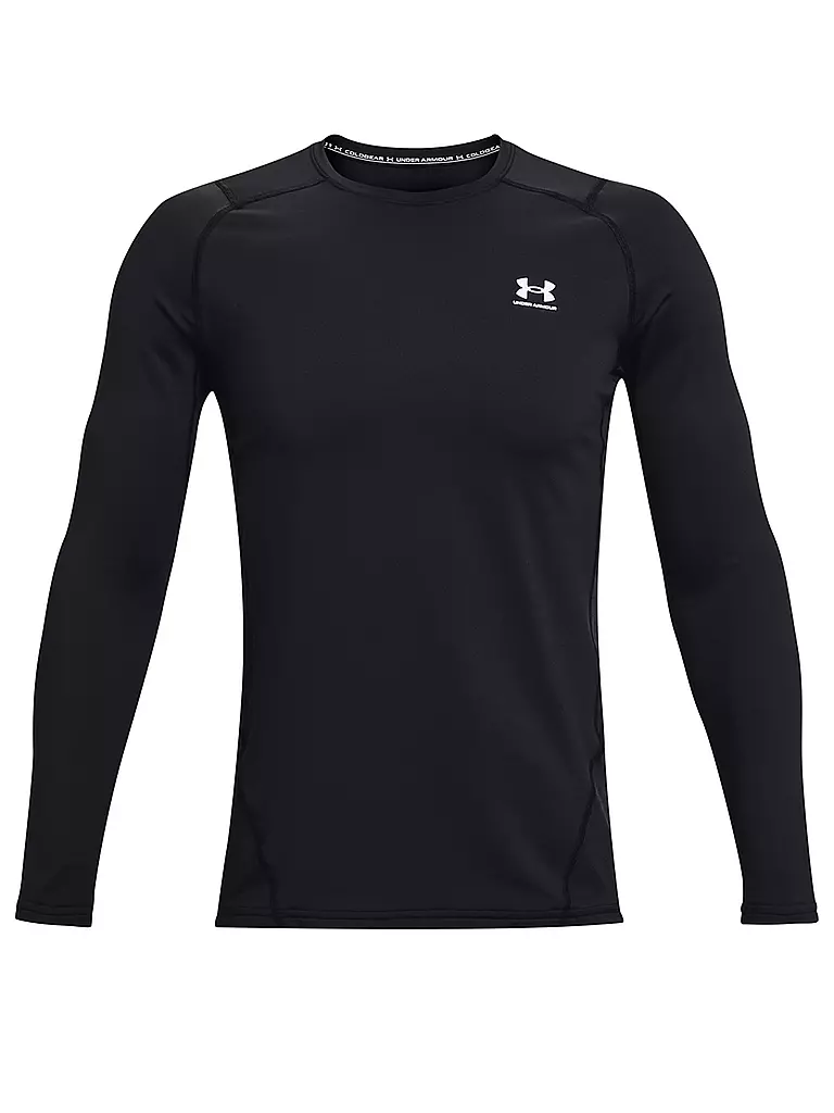 UNDER ARMOUR | Herren Fußball Unterziehshirt ColdGear® Armour Fitted Crew | schwarz