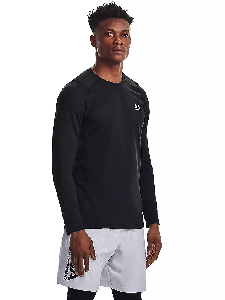 UNDER ARMOUR | Herren Fußball Unterziehshirt ColdGear® Armour Fitted Crew | schwarz