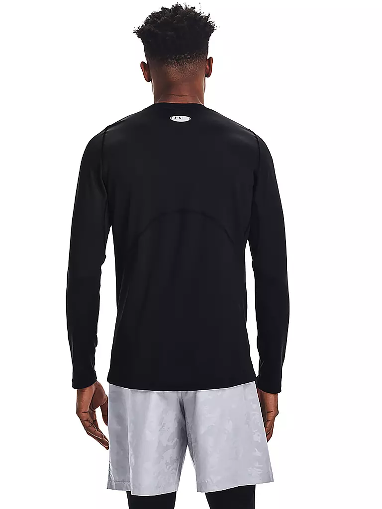 UNDER ARMOUR | Herren Fußball Unterziehshirt ColdGear® Armour Fitted Crew | schwarz