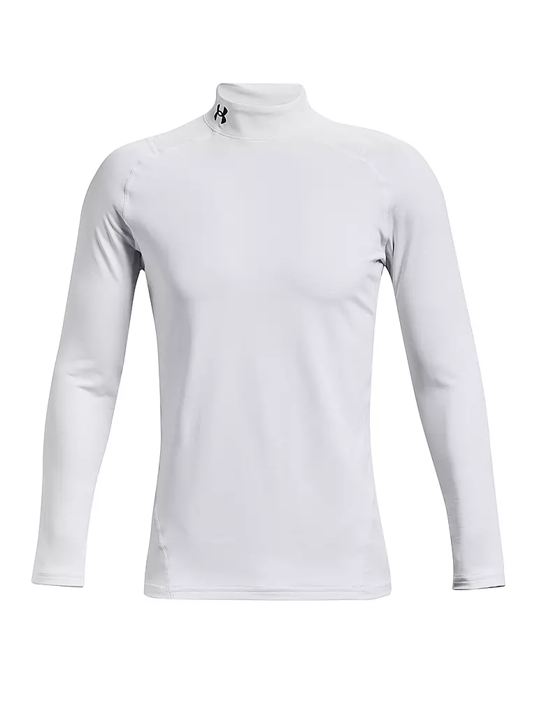 UNDER ARMOUR | Herren Fußball Unterziehshirt ColdGear® Armour Fitted Twist Mock | weiss