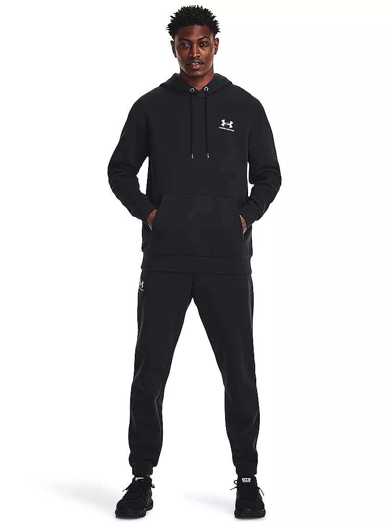 UNDER ARMOUR | Herren Hoodie UA Essential Fleece | schwarz