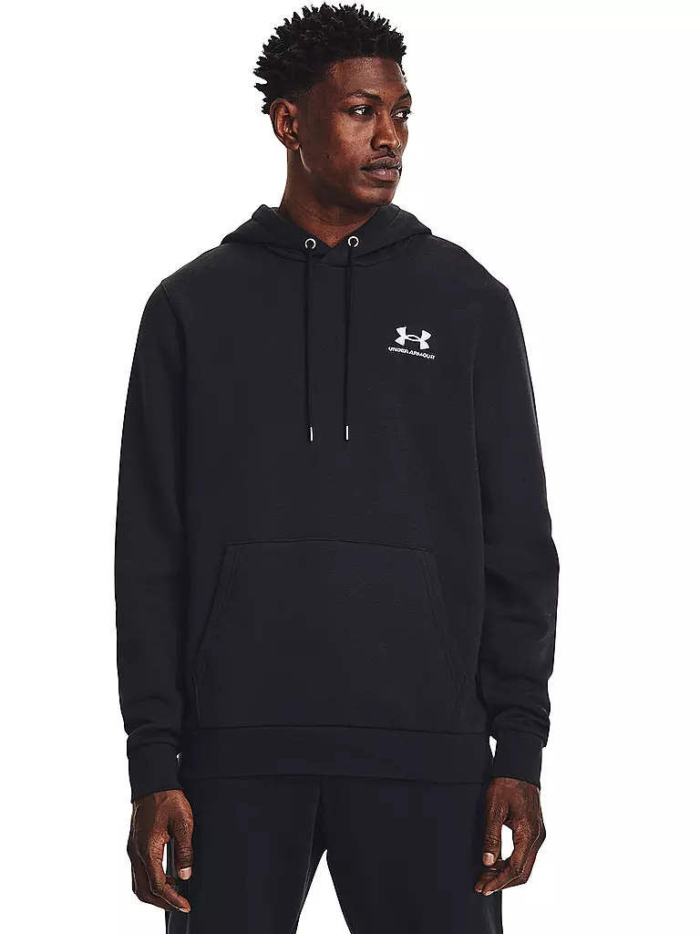 UNDER ARMOUR | Herren Hoodie UA Essential Fleece | schwarz