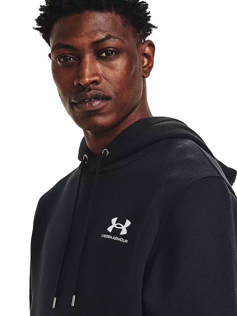 UNDER ARMOUR | Herren Hoodie UA Essential Fleece | schwarz