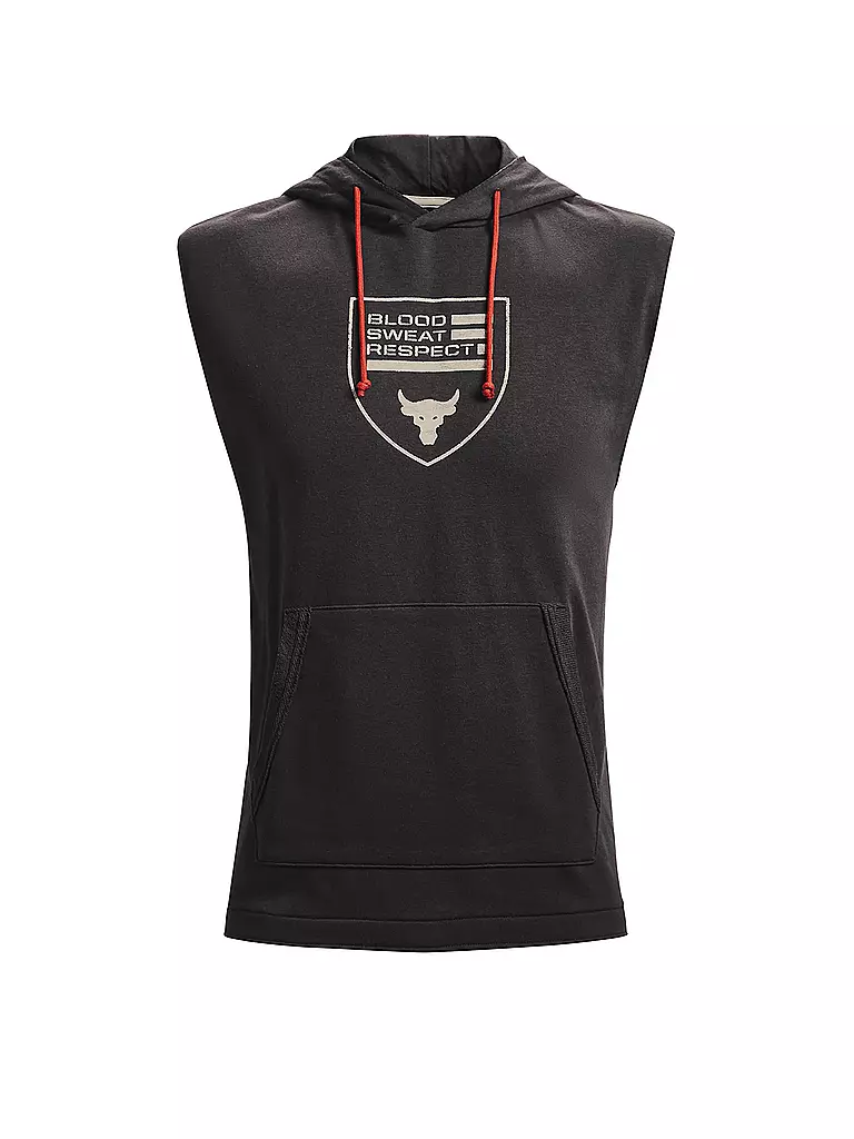 UNDER ARMOUR | Herren Hoodie UA Project Rock ärmellos | grau