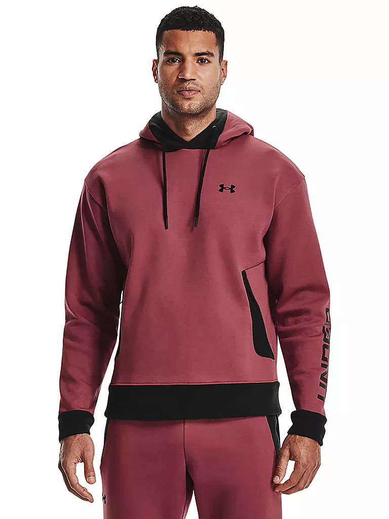 UNDER ARMOUR | Herren Hoodie UA RECOVER™ Fleece  | rot