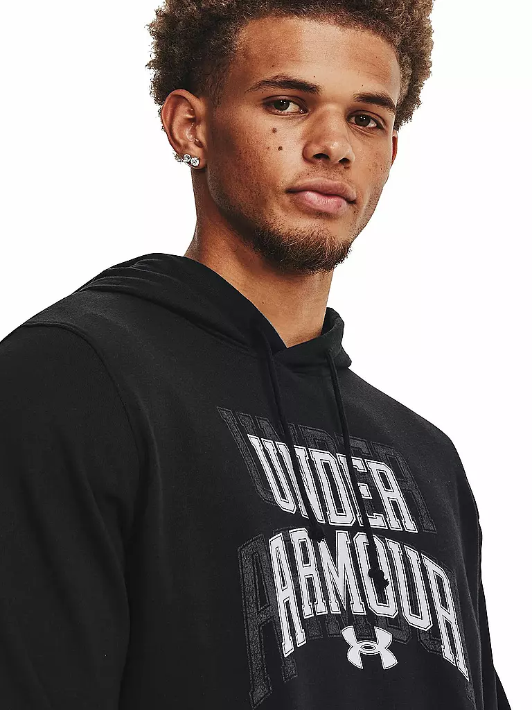 UNDER ARMOUR | Herren Hoodie UA Rival Terry Graphic | schwarz