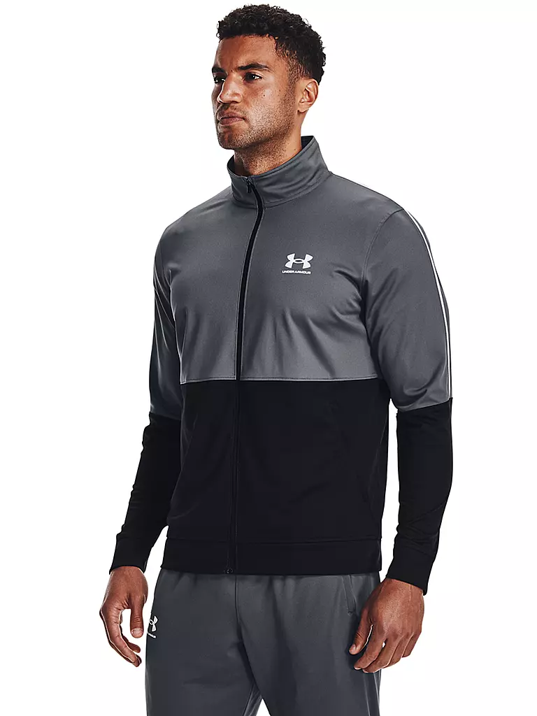 UNDER ARMOUR | Herren Jacke UA Sportstyle Pique | grau