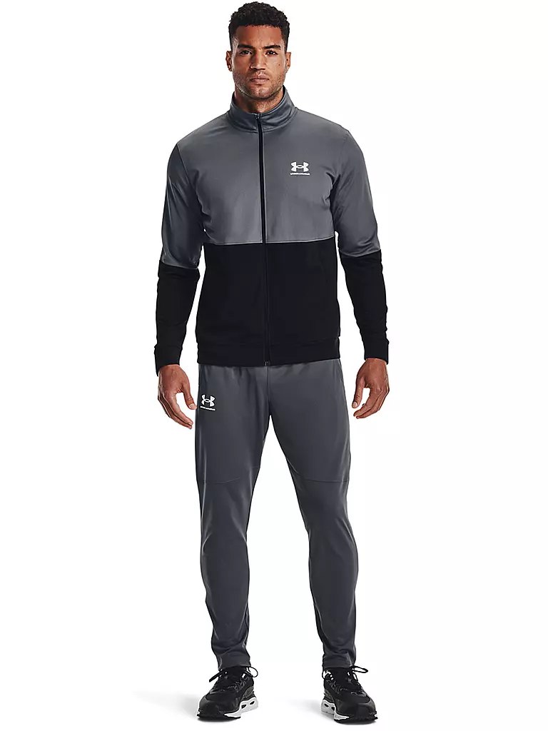 UNDER ARMOUR | Herren Jacke UA Sportstyle Pique | grau