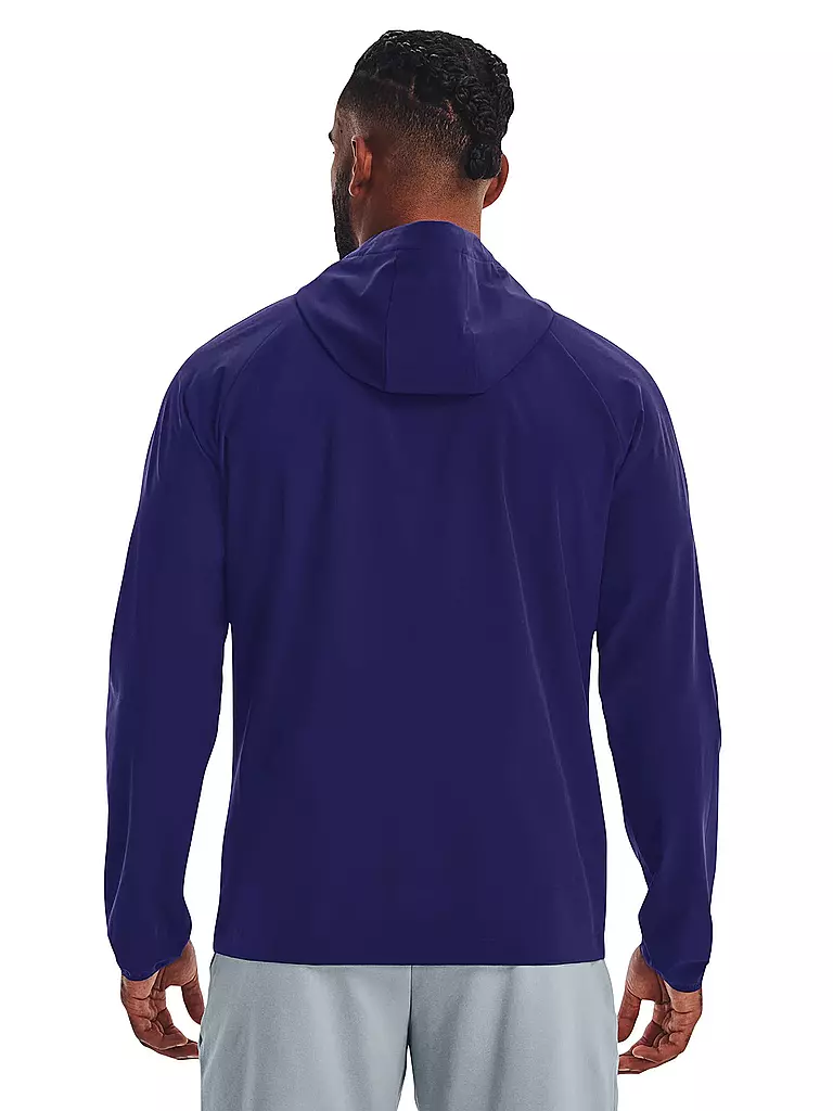 UNDER ARMOUR | Herren Jacke UA Stretch Woven Windbreaker | schwarz