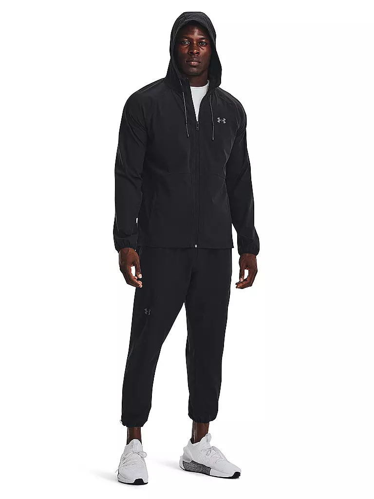 UNDER ARMOUR | Herren Jacke UA Stretch Woven Windbreaker | schwarz