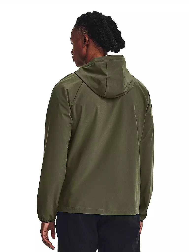 UNDER ARMOUR | Herren Jacke UA Windbreaker aus Stretchgewebe | olive