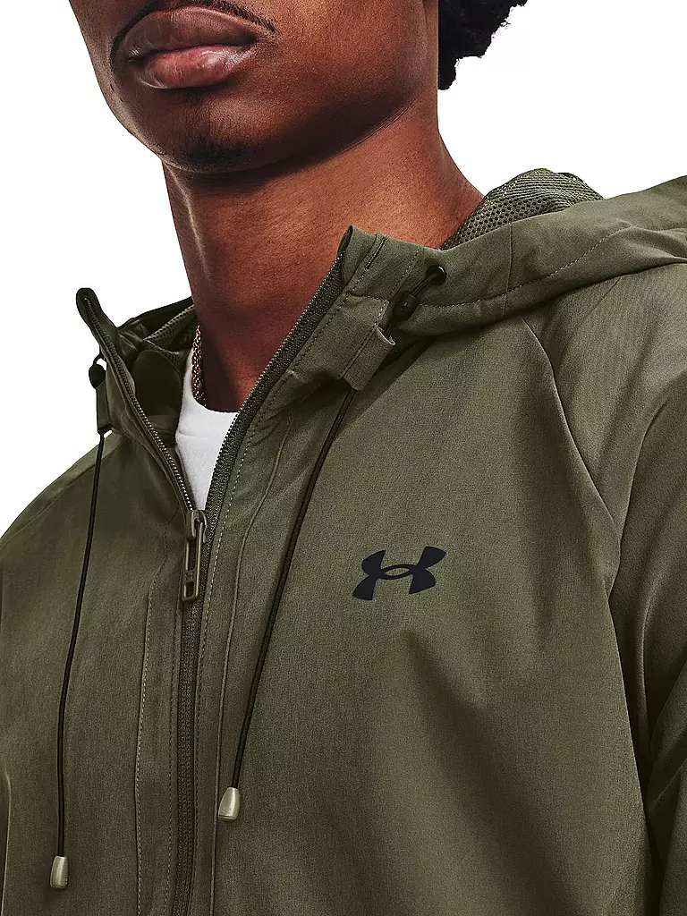 UNDER ARMOUR | Herren Jacke UA Windbreaker aus Stretchgewebe | olive