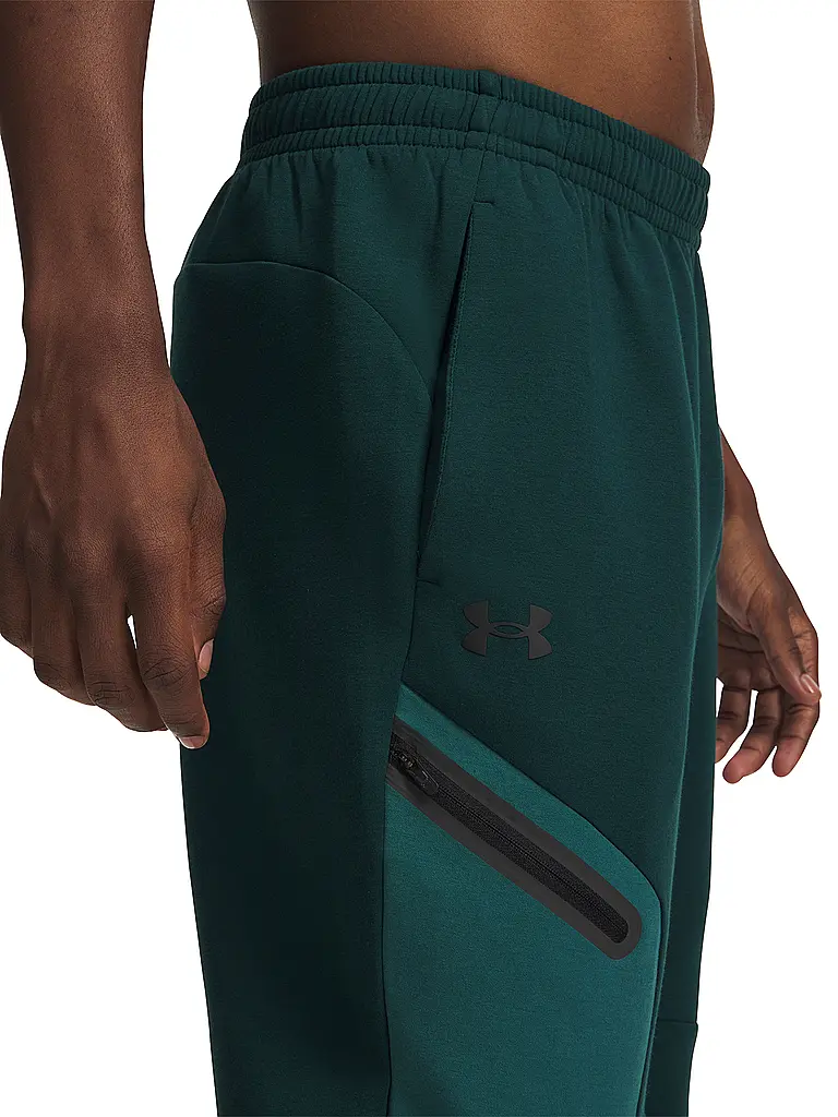UNDER ARMOUR | Herren Jogginghose Unstoppable | Dunkelgrün