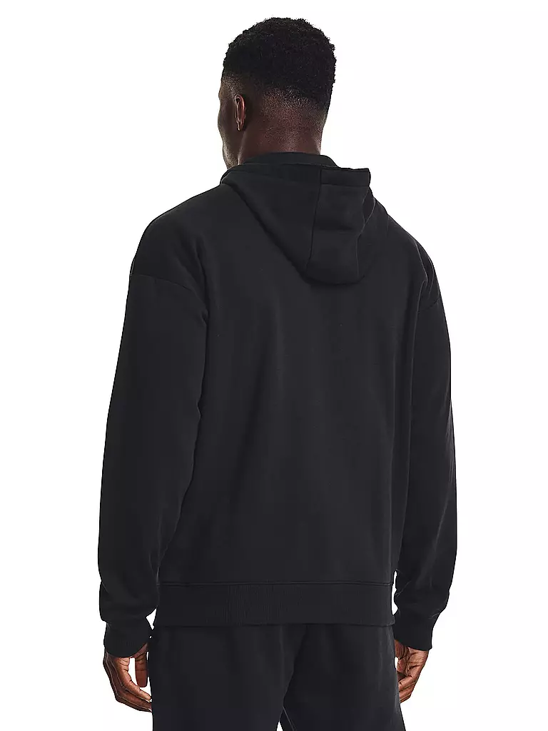 UNDER ARMOUR | Herren Kapuzenjacke Project Rock Rival Fleece Disrupt | schwarz