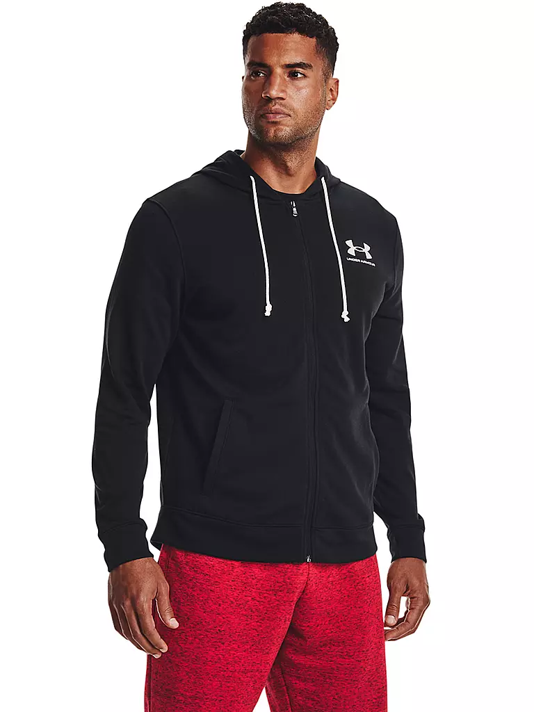 UNDER ARMOUR | Herren Kapuzenpullover UA Rival Terry | schwarz