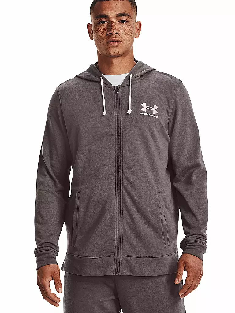 UNDER ARMOUR | Herren Kapuzenpullover UA Rival Terry | braun