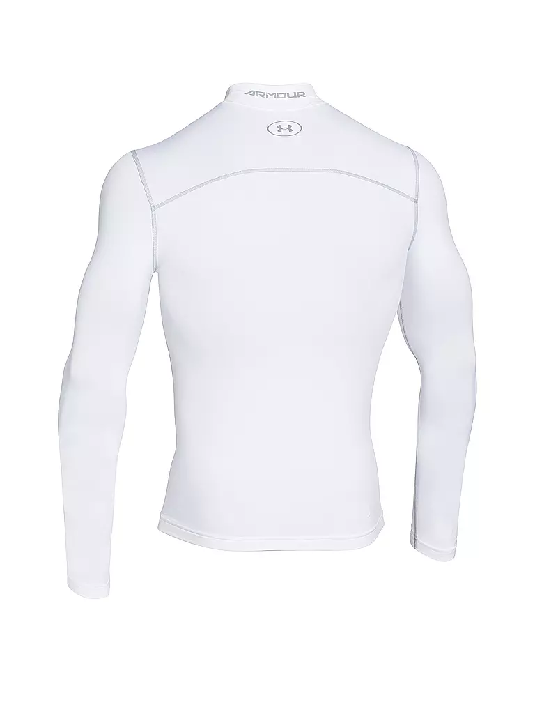 UNDER ARMOUR | Herren Kompressions-Mock-Shirt UA ColdGear® Armour® | weiß