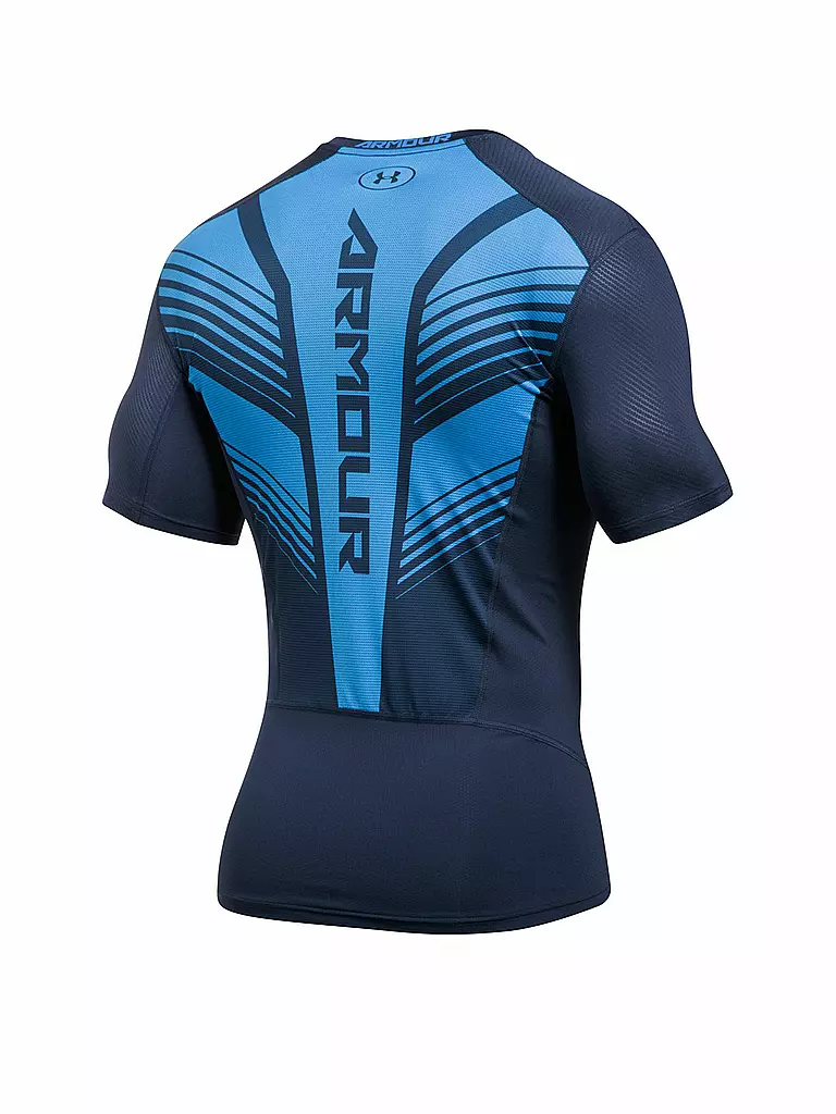 UNDER ARMOUR | Herren Kompressions-Shirt UA HeatGear® SuperVent Armour | blau