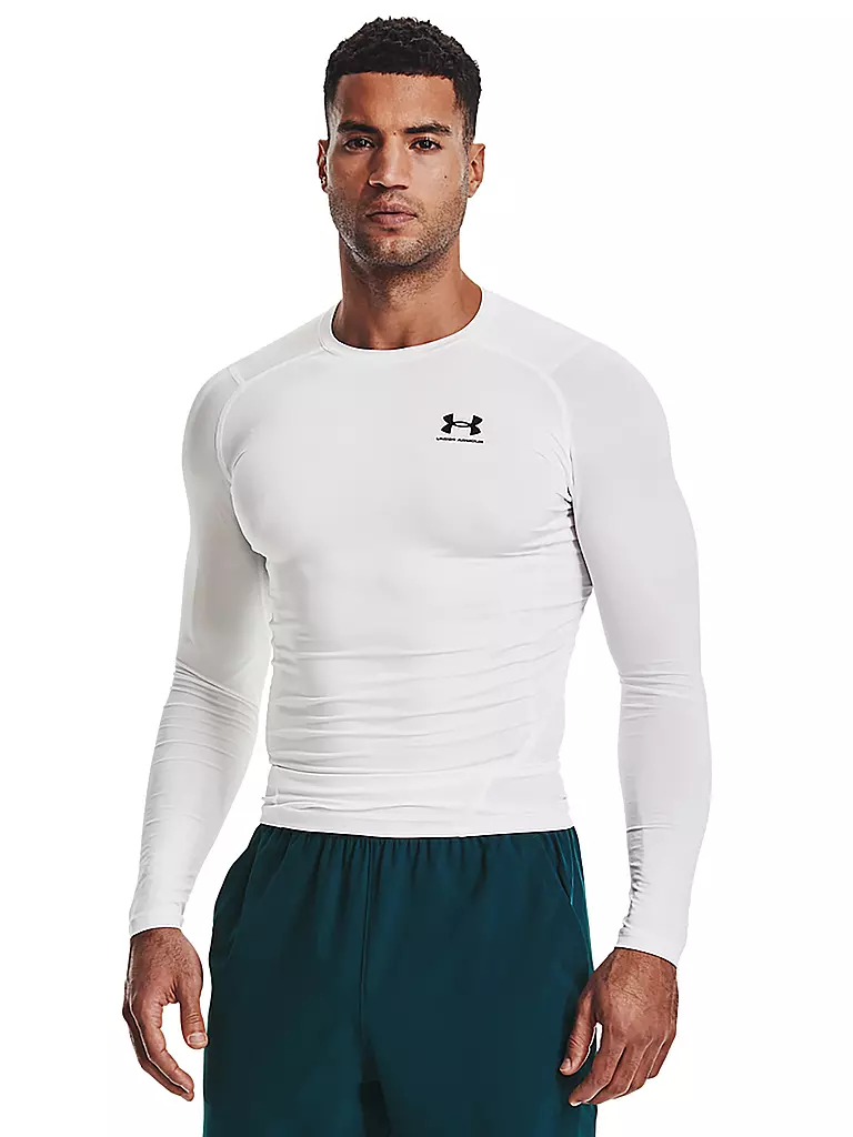 UNDER ARMOUR | Herren Kompressionsshirt HeatGear® Armour | weiß