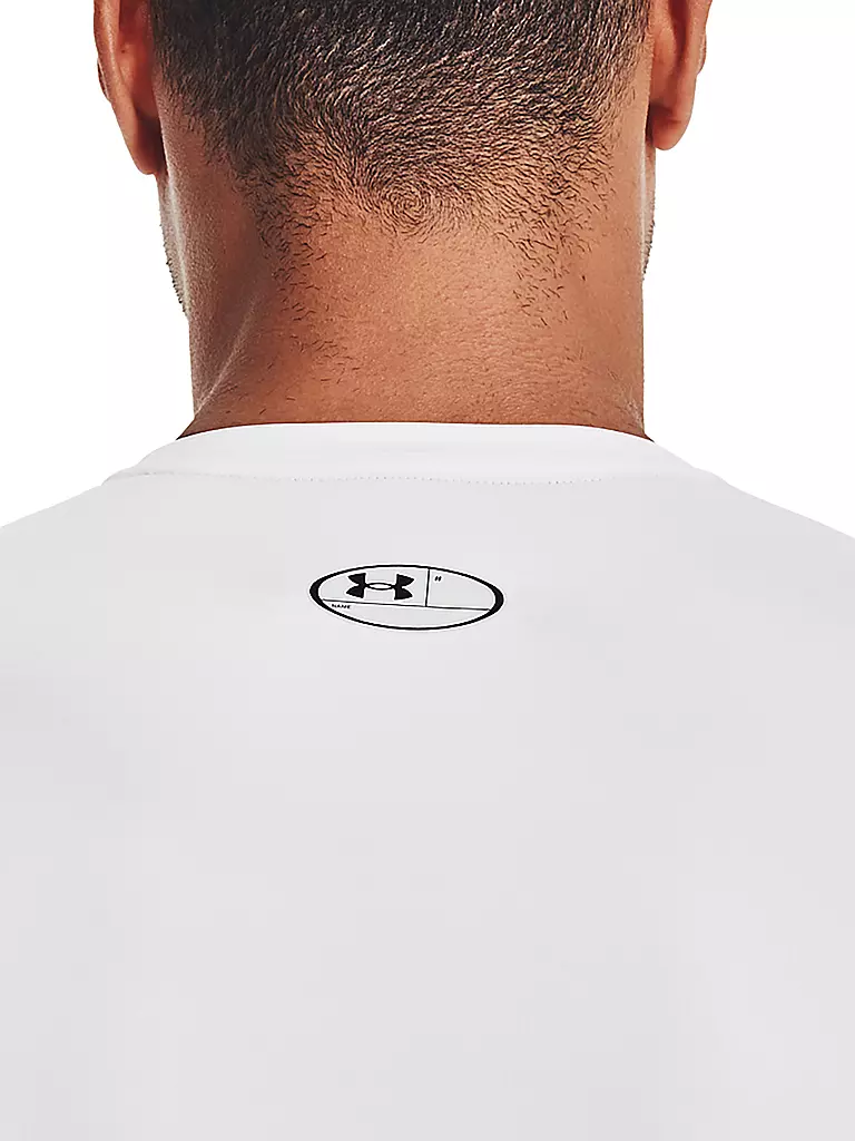 UNDER ARMOUR | Herren Kompressionsshirt HeatGear® Armour | weiß