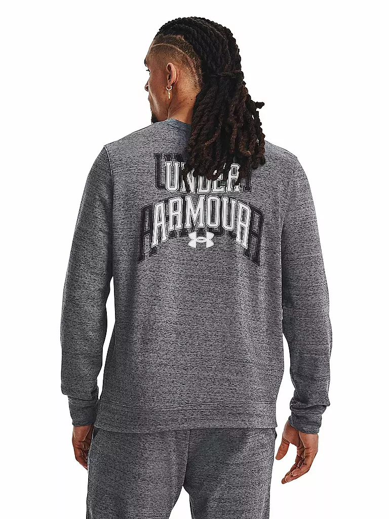 UNDER ARMOUR | Herren Sweater UA Rival Terry Graphic Crew | grau