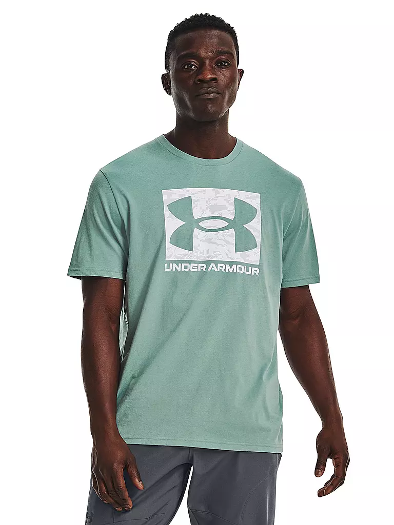 UNDER ARMOUR | Herren T-Shirt ABC Camo Boxed Logo | grün