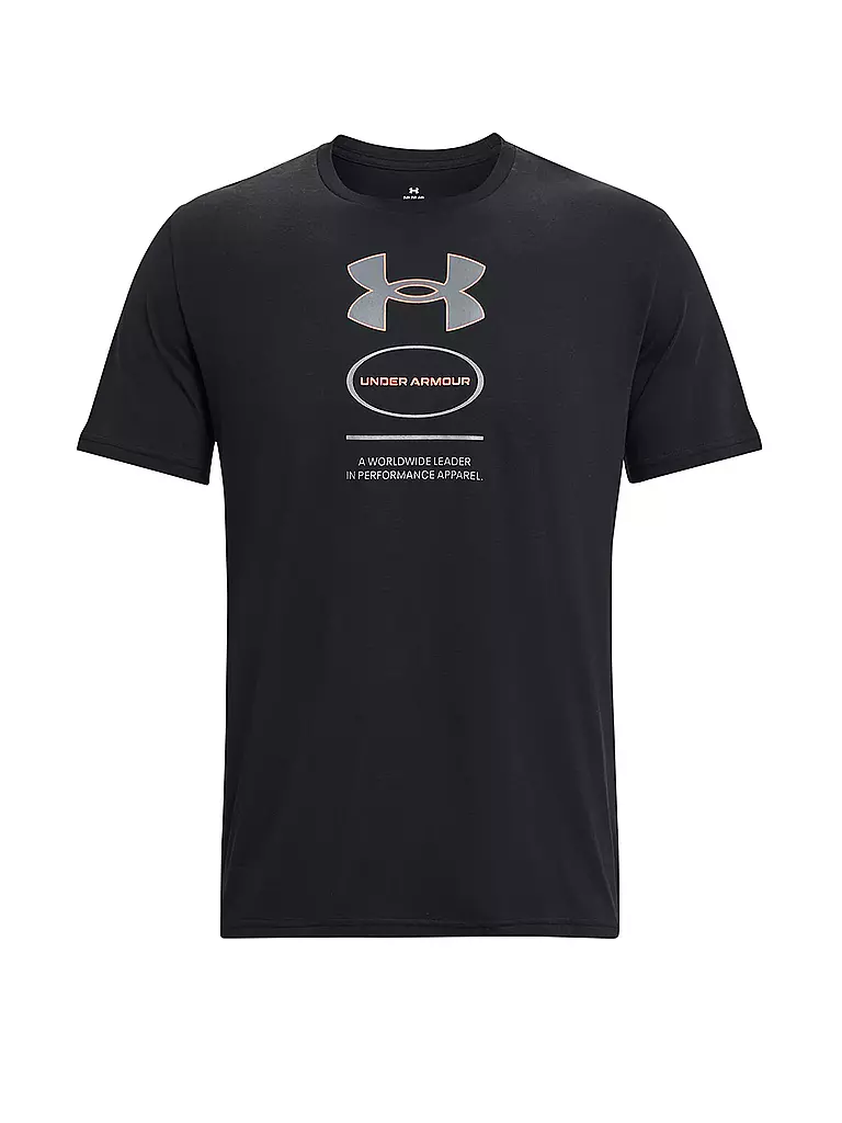 UNDER ARMOUR | Herren T-Shirt Branded Gel Stack | schwarz