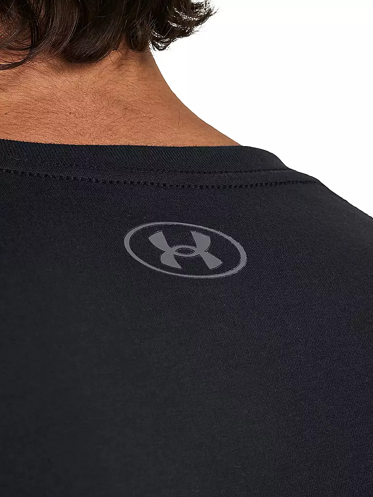 UNDER ARMOUR | Herren T-Shirt Branded Gel Stack | schwarz