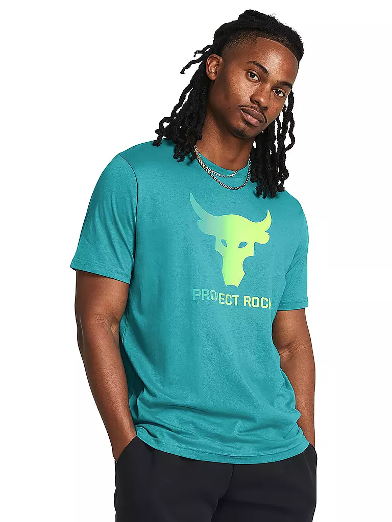 UNDER ARMOUR | Herren T-Shirt Project Rock Payoff | türkis