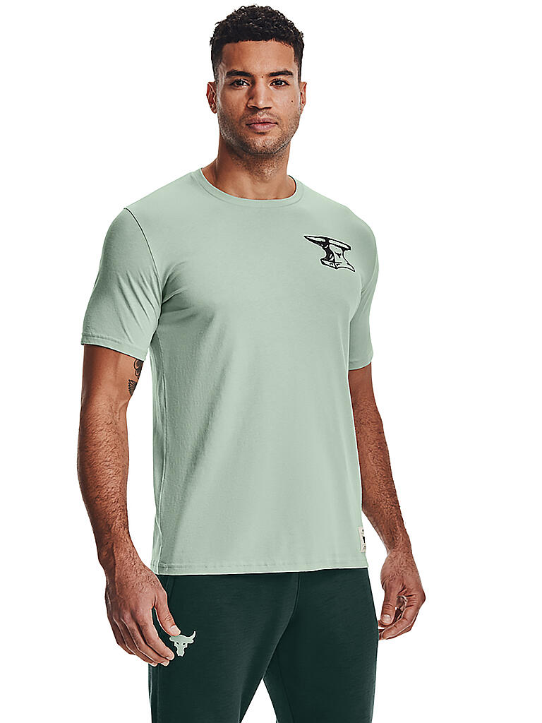 UNDER ARMOUR | Herren T-Shirt Project Rock Wrecking Crew | grau