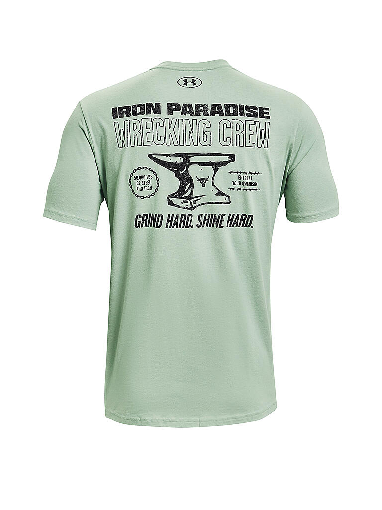 UNDER ARMOUR | Herren T-Shirt Project Rock Wrecking Crew | grau