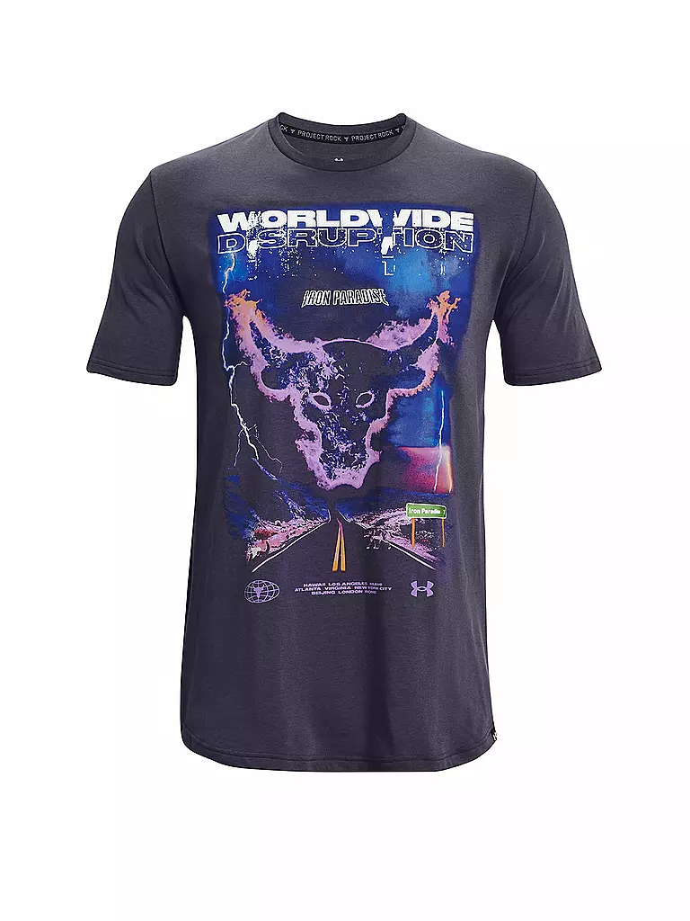 UNDER ARMOUR | Herren T-Shirt Project Rock WW Disruption | dunkelblau