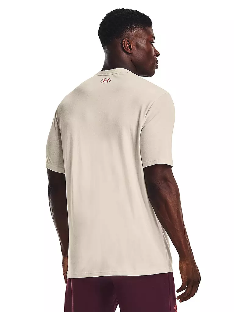 UNDER ARMOUR | Herren T-Shirt The Rock Brahma Bull | beige