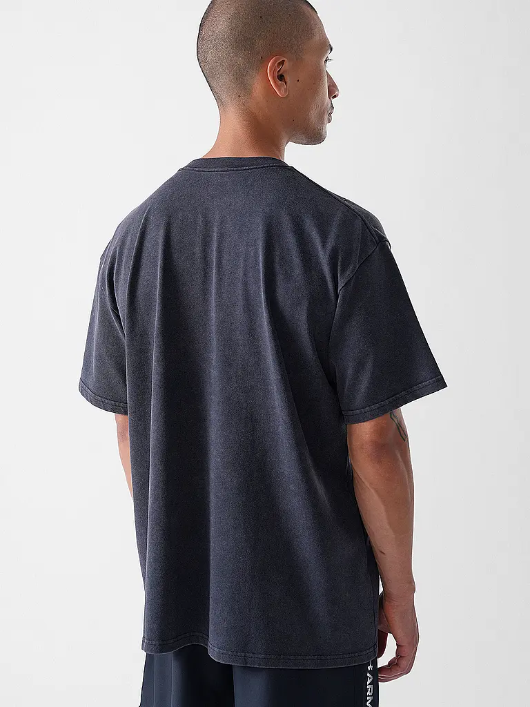 UNDER ARMOUR | Herren T-Shirt The Rock Washed | schwarz