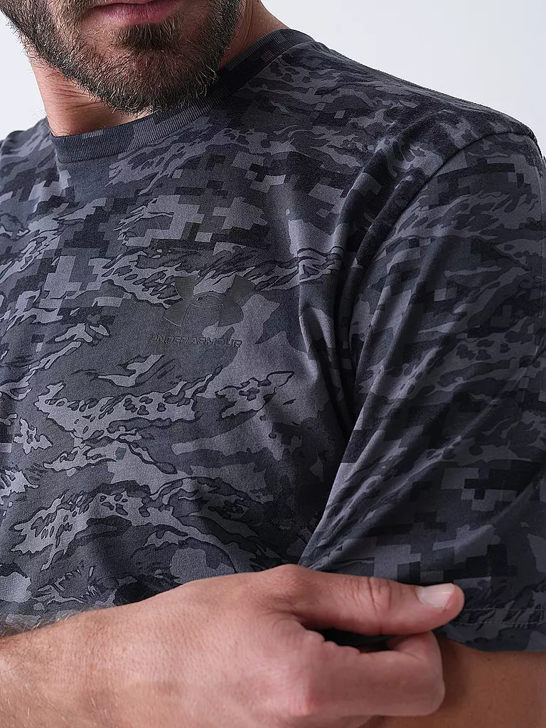 UNDER ARMOUR | Herren T-Shirt UA ABC Camo | grau