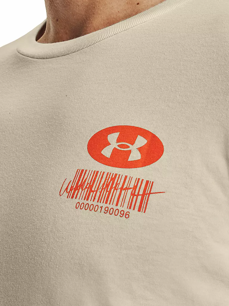UNDER ARMOUR | Herren T-Shirt UA Barcode | beige
