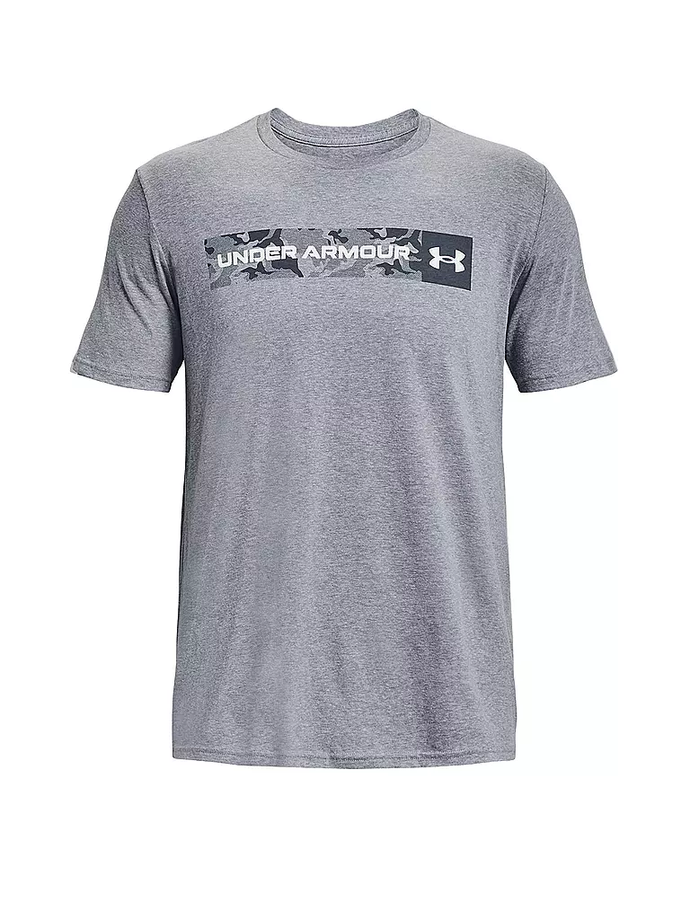 UNDER ARMOUR | Herren T-Shirt UA Camo Chest Stripe | grau