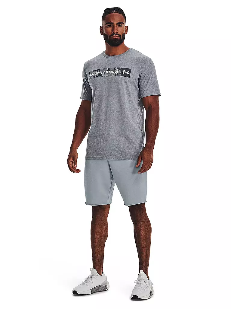 UNDER ARMOUR | Herren T-Shirt UA Camo Chest Stripe | grau