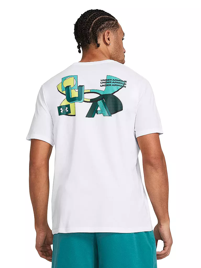 UNDER ARMOUR | Herren T-Shirt UA Color Block | weiss