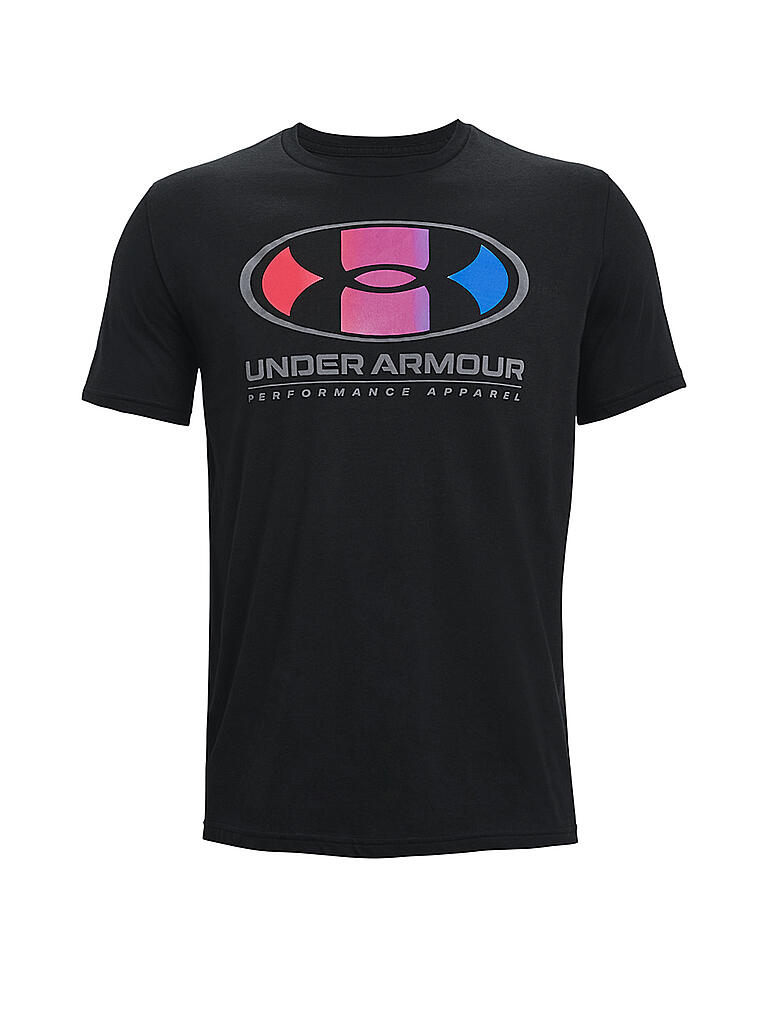 UNDER ARMOUR | Herren T-Shirt UA Lockertag Multi Color | schwarz