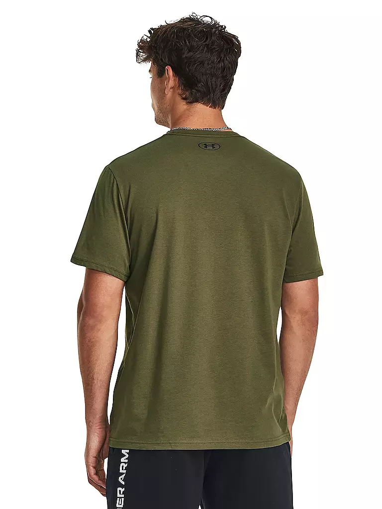 UNDER ARMOUR | Herren T-Shirt UA Logo Branded Gel Stack | grau