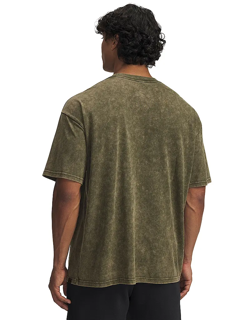 UNDER ARMOUR | Herren T-Shirt UA Project Rock Heavyweight | olive