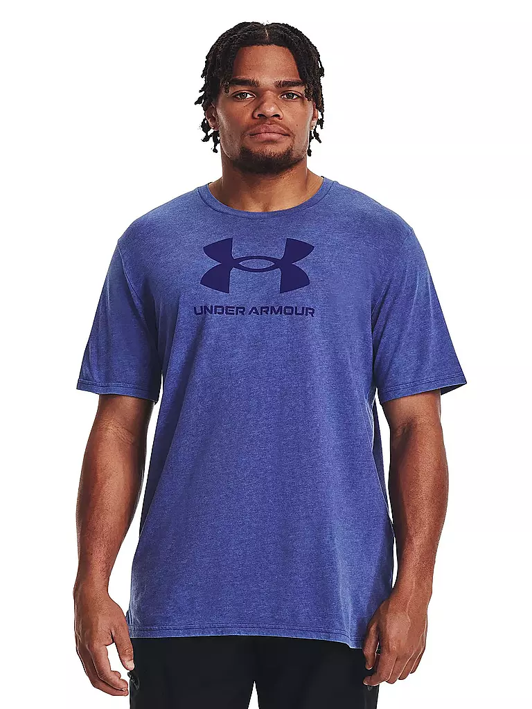 UNDER ARMOUR | Herren T-Shirt UA Wash Tonal Sportstyle | blau