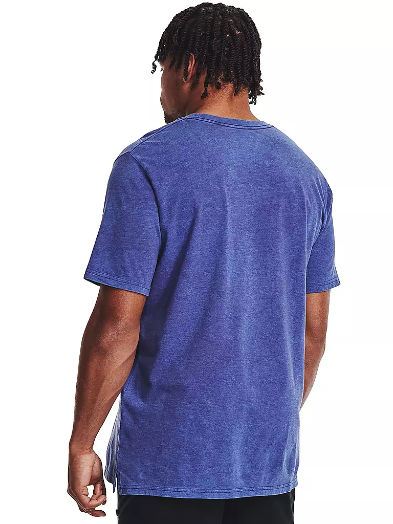 UNDER ARMOUR | Herren T-Shirt UA Wash Tonal Sportstyle | blau