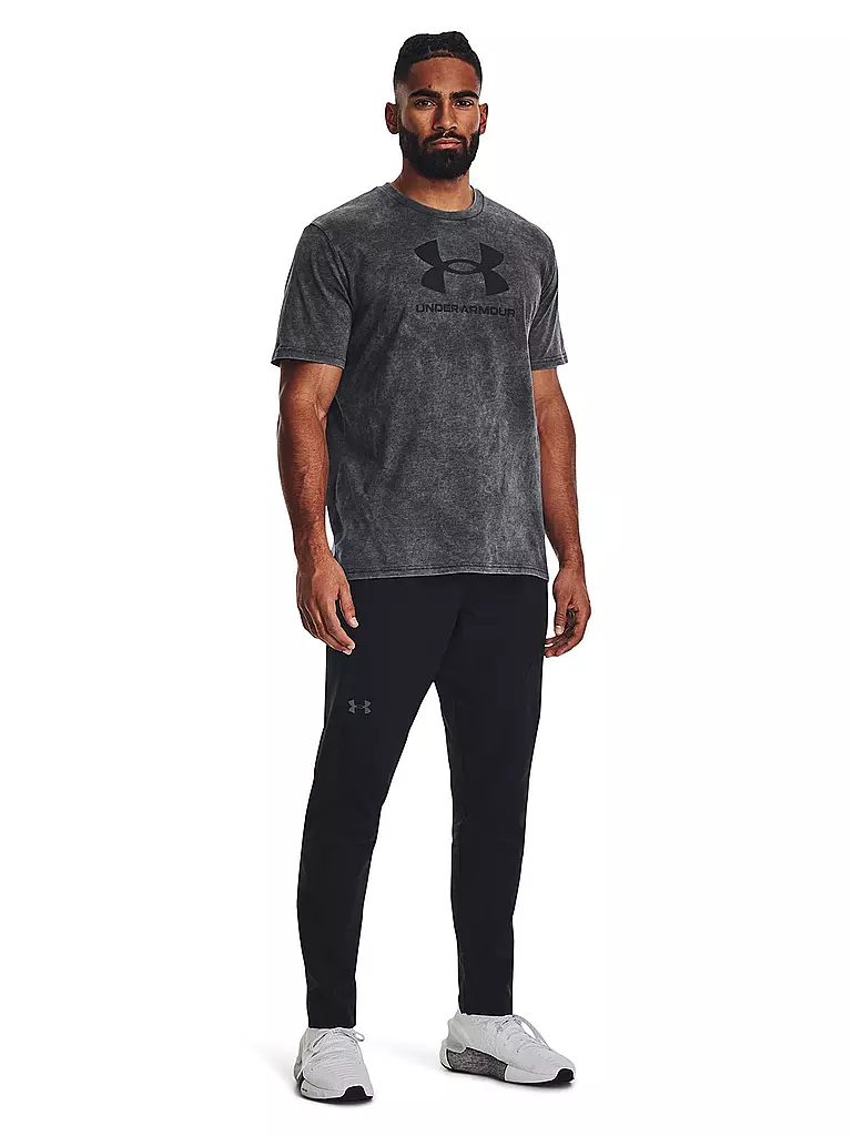 UNDER ARMOUR | Herren T-Shirt UA Wash Tonal Sportstyle | schwarz