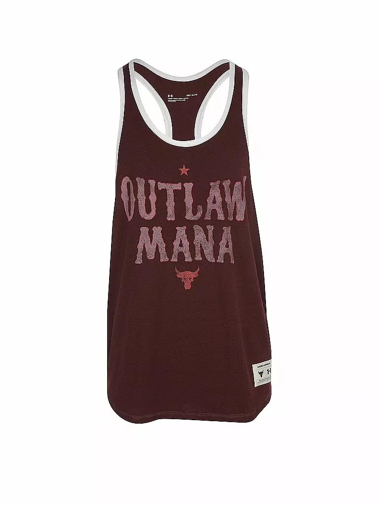 UNDER ARMOUR | Herren Tank UA Project Rock Outlaw Mana  | rot